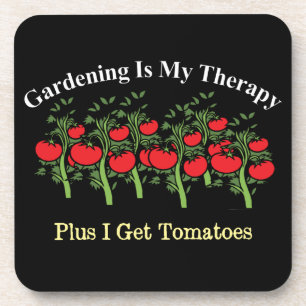Posavasos La jardinería divertida es mi terapia