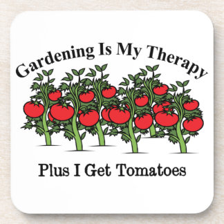 Posavasos La jardinería divertida es mi terapia