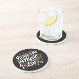 Posavasos La Jubilación Es Música Para Mis Oídos