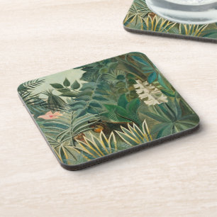 Posavasos La Jungle ecuatorial, 1909 (aceite en lona)