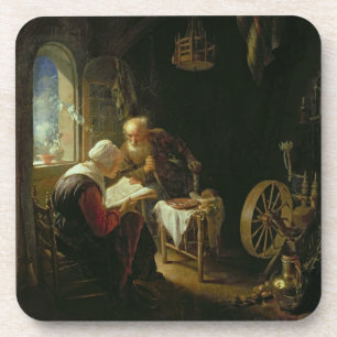 Posavasos La lección de la biblia, o Anne y Tobias (aceite