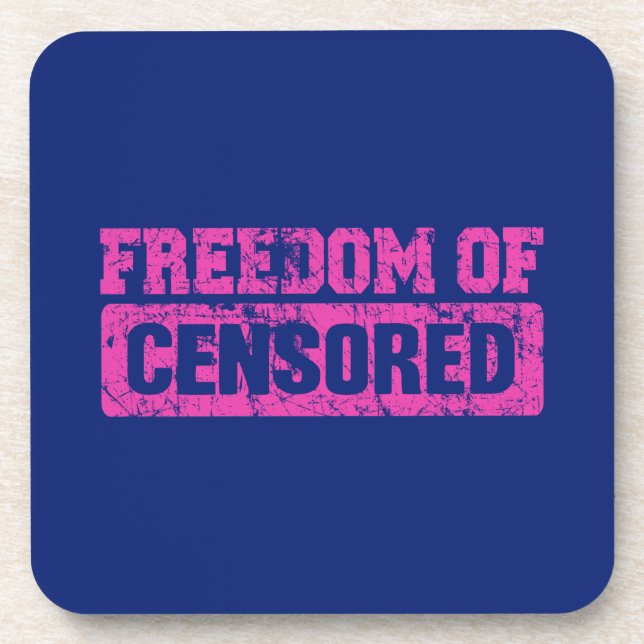 Posavasos La libertad de expresión tal vez no sea así (Frente)