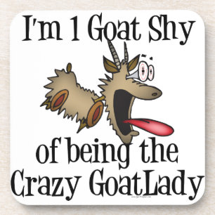Posavasos La loca dama de cabra GetYerGoat