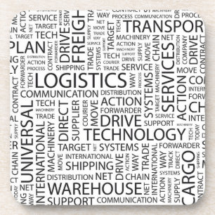 Posavasos La LOGÍSTICA modela con palabras
