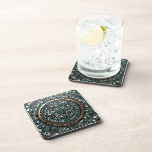 Posavasos La lujosa muralla de mosaico circular