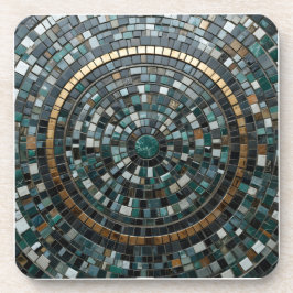 Posavasos La lujosa muralla de mosaico circular