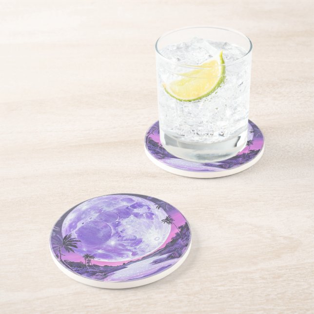 Posavasos "la luna imposible"- (Lado)