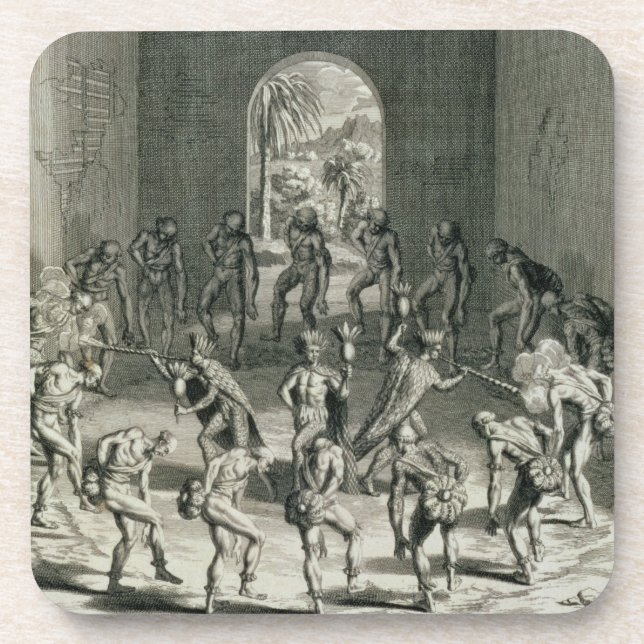 Posavasos La manera de la cual los sacerdotes del Caribe (Frente)