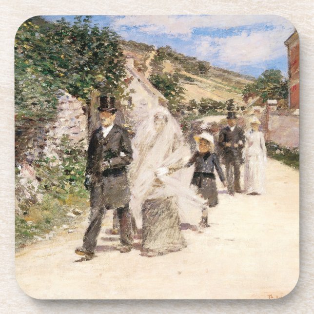 Posavasos La Marcha Nupcial de Robinson, Recién Casados Vint (Frente)