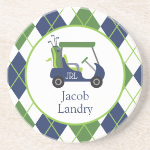 Posavasos La Marina y el Golf Verde Personalizados