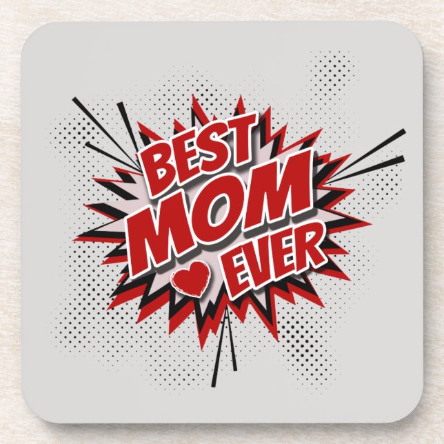 Posavasos La mejor mamá de todos los tiempos (Frente)