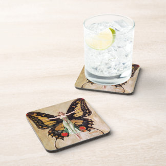 Posavasos La metamorfosis del Chica Flapper a la mariposa 19