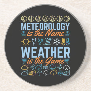 Posavasos La meteorología es el nombre del tiempo