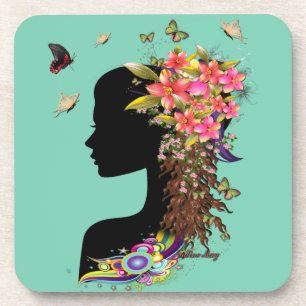 Posavasos La moda de la fantasía de las damas
