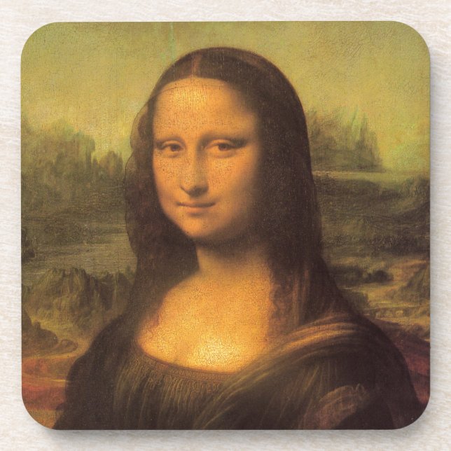 Posavasos La Mona Lisa de Leonardo Da Vinci (Frente)