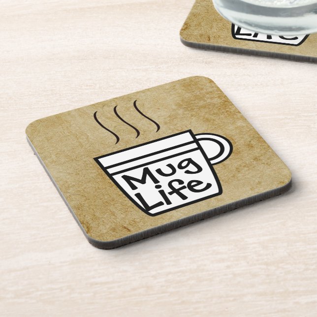 Posavasos La montaña de bebidas de Mug Life (Lado Izquierdo)