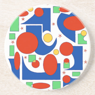 Posavasos La montaña de cerámica de piedras de arena obstruc