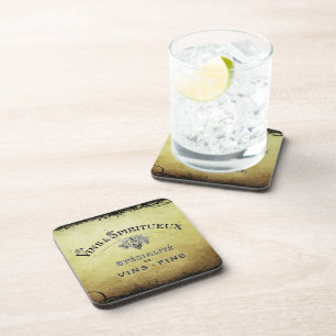 Posavasos ¡La montaña de coral de vino francés!