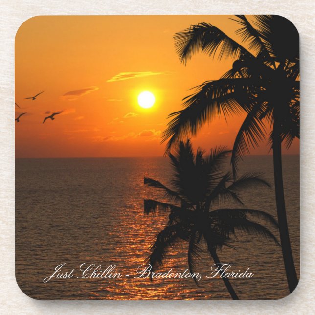 Posavasos La montaña rusa chilena, un sabor de Florida (Frente)