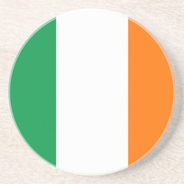 Posavasos La montaña rusa con bandera de Irlanda (Frente)
