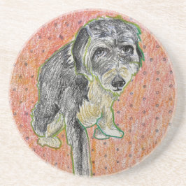 Posavasos La montaña rusa de arena de Poodle Aussie