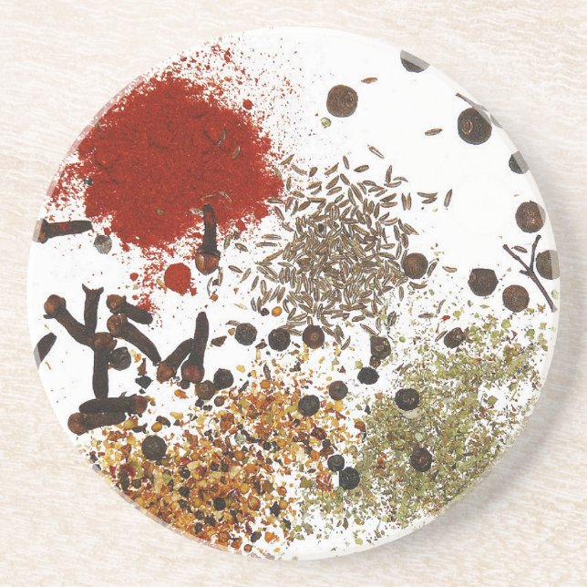 Posavasos La montaña rusa de arenisca con especias de la vid (Frente)