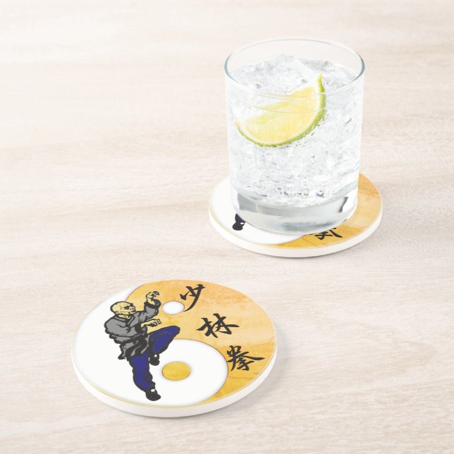 Posavasos La montaña rusa de arenisca de Shao Lin (Lado)