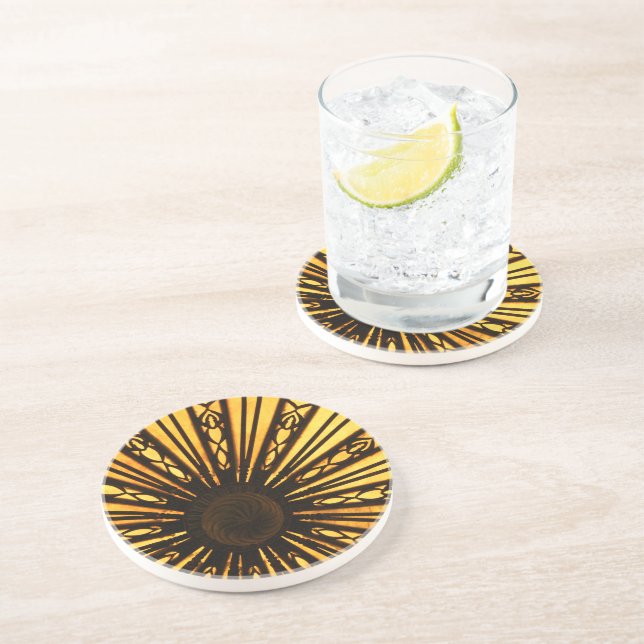 Posavasos La montaña rusa de arenisca de Sunburst (Lado)