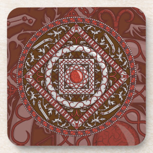 Posavasos La montaña rusa de Aries Mandala Square