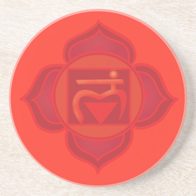 Posavasos La montaña rusa de bebidas Chakra (Frente)