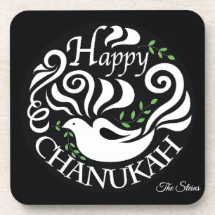 Posavasos La montaña rusa de Hanukkah personaliza la cocina 