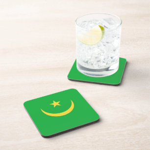 Posavasos La montaña rusa de la bandera de Mauritania