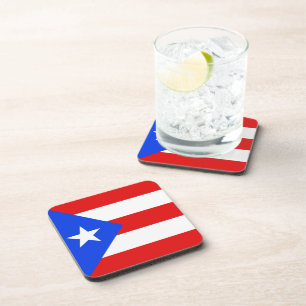 Posavasos La montaña rusa de la bandera de Puerto Rico