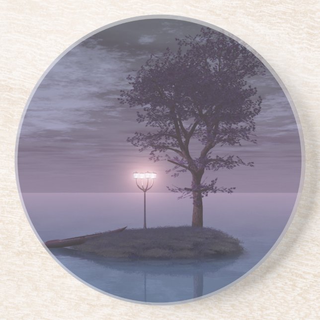 Posavasos La montaña rusa de la Isla de Wanderers (Frente)