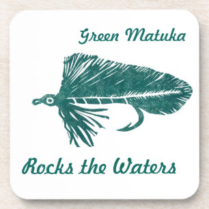 Posavasos La montaña rusa de la mosca "Green Matuka"