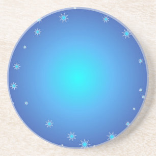 Posavasos La montaña rusa de las estrellas azules