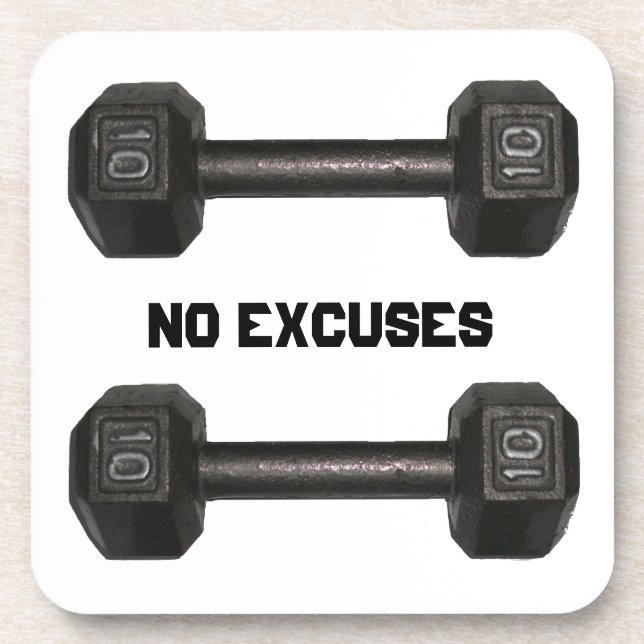 Posavasos La montaña rusa de los Dumbbels "sin excusas" (Frente)