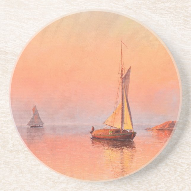 Posavasos La montaña rusa de los veleros de Abrahamsson (Frente)