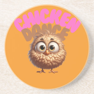 Posavasos La montaña rusa de piedra arenisca de pollo bailan