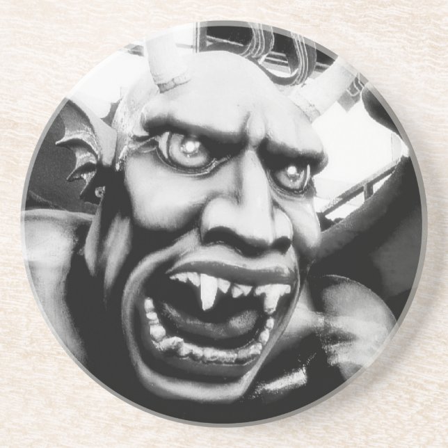 Posavasos La montaña rusa del diablo infernal de Dante (Frente)