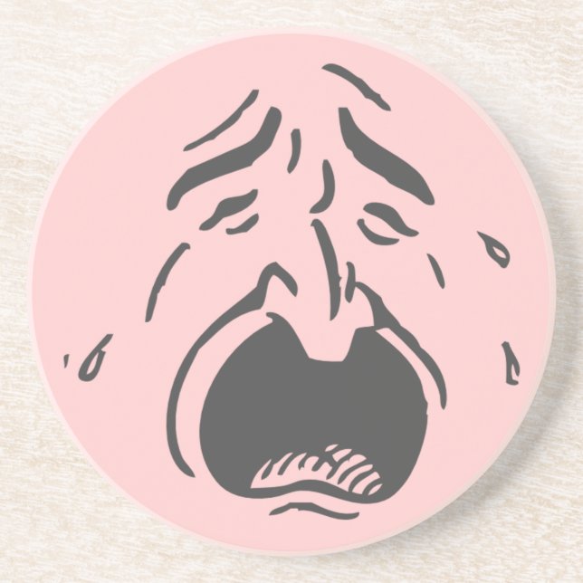 Posavasos La montaña rusa del llanto (Frente)