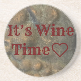 Posavasos La montaña rusa "Es el momento del vino"