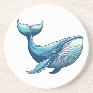Posavasos La montaña rusa náutica de ballena