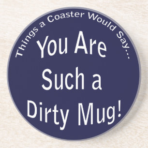 Posavasos La montaña rusa oscura de mug sucio