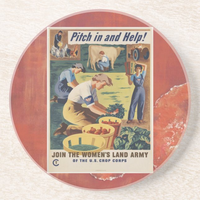 Posavasos La montaña rusa patriótica de la Segunda Guerra Mu (Frente)