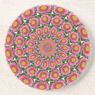 Posavasos La montaña rusa rosa de Gazania