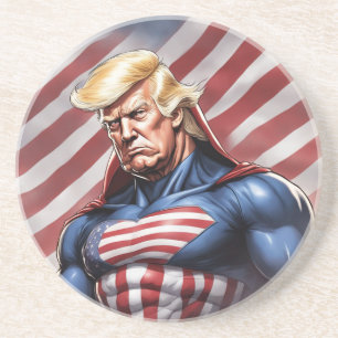 Posavasos La montaña rusa superhéroe épica de Trump