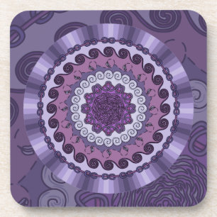 Posavasos La montaña rusa Wind Mandala Square