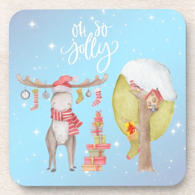 Posavasos La mora caprichosa Chris Moose - Oh So Jolly (Frente)