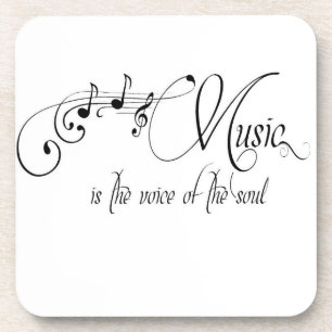 Posavasos La Música Es La Voz Del Alma